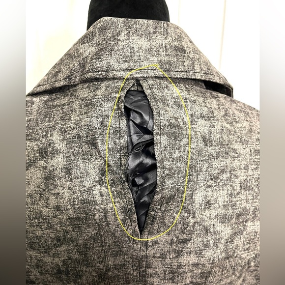 Anthropology Adroit Atelier Faux Leather Moto Jacket sz 2, flawed - Picture 13 of 15